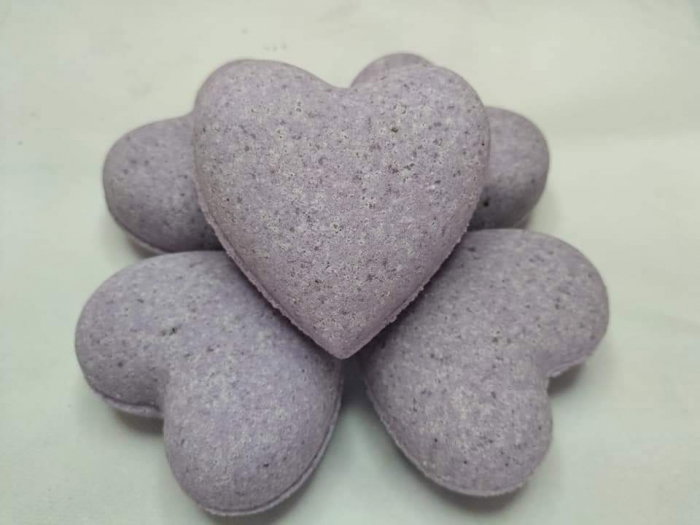 Sare de baie efervescenta - Liliac [1]