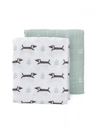 Set 2 museline 70x60 cm, model Dachsy -Fresk [2]