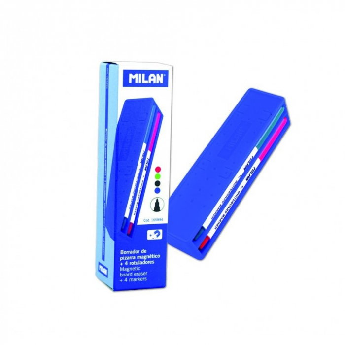 Set 4 Markere Tabla Magnetica + Burete - MILAN [1]