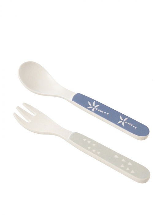 Set 5 piese pentru masa bebelusi, din bambus, model Swan - Fresk [4]