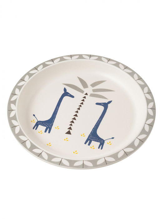 Set 5 piese pentru masa bebelusi, din bambus, model Swan - Fresk [3]