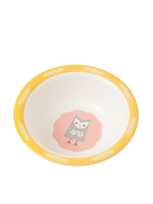 Set 5 piese pentru masa bebelusi, din bambus, model Swan - Fresk [3]