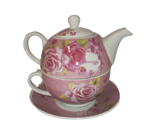 Set ceainic, ceasca si farfurioara [1]