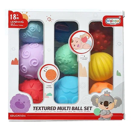 Set jucarii interactive. 9 mingi senzoriale pentru bebelusi - Ileana Prodexim [1]