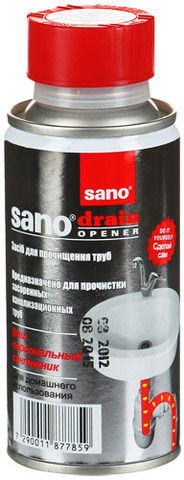 Solutie desfundat tevi Sano Drain Liquid 200g [1]