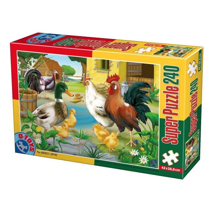 Super Puzzle Pasari 160 Piese D-TOYS [1]