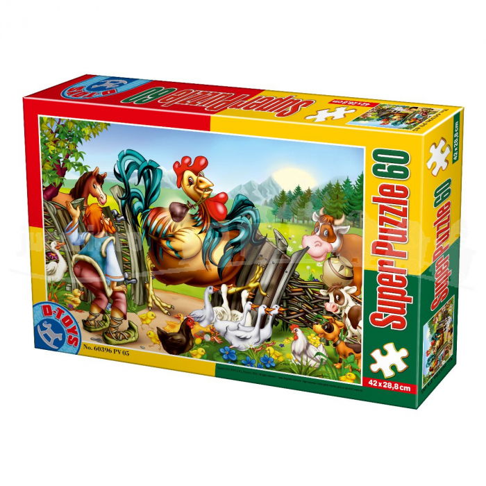 Super Puzzle Pasari 60 Piese D-TOYS [1]
