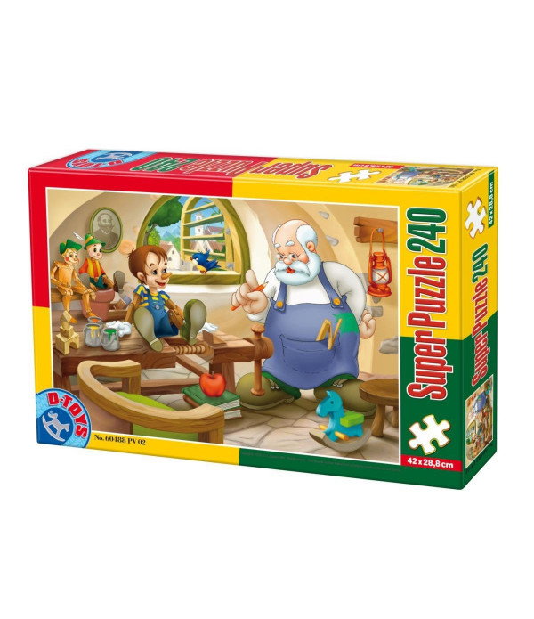 Super Puzzle Pinocchio 240 Piese D-TOYS [1]