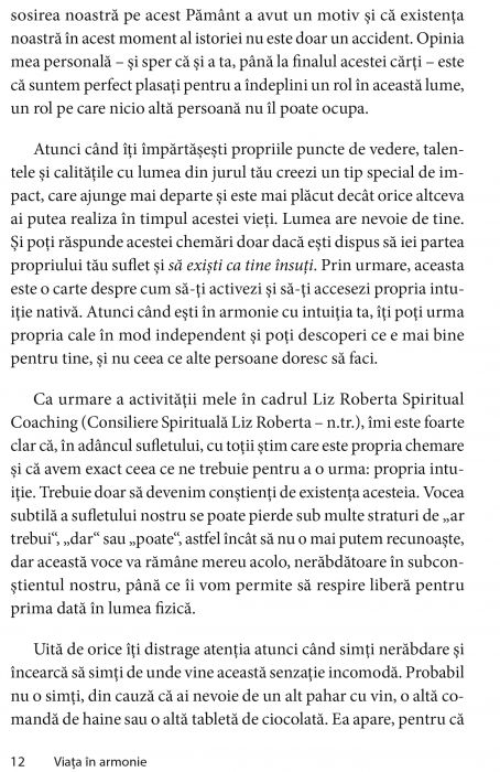 Viata in armonie de Liz Roberta [5]