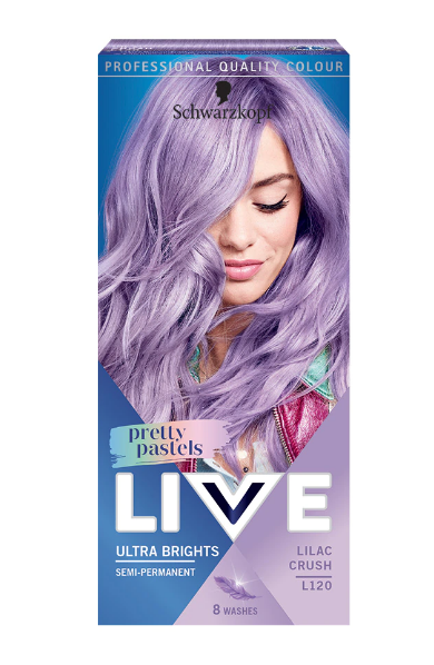 Vopsea de par, Schwartzkopf Live Ultra Brights Pretty Pastels Lilac Crush, 65 ml [1]