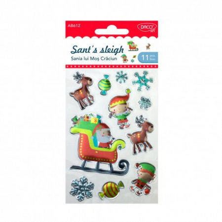Craft - Abtibild - Sania lui Mos Craciun - DACO