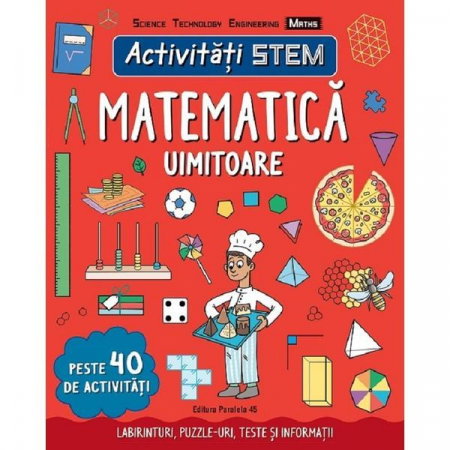 Carti pentru copii - Activitati stem. Matematica Uimitoare