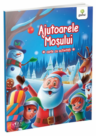 Carti de colorat - Ajutoarele Mosului. Carte cu activitati