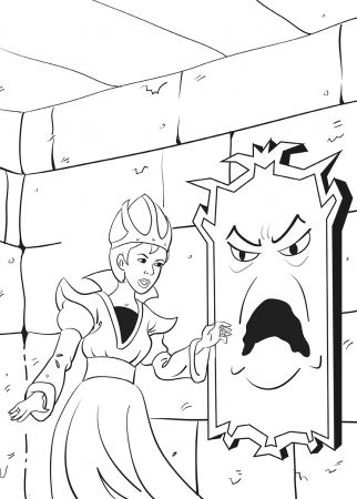 Alba ca zapada - carte de colorat [1]