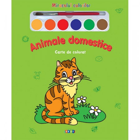 Carti de colorat - Animale domestice