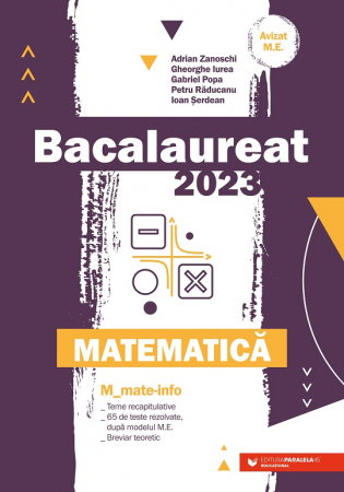 Librarie - Bacalaureat 2023. Matematica. M_Mate-Info