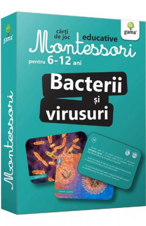 Jucarii, Copii & Bebe - Bacterii si virusuri. Carti de joc Montessori