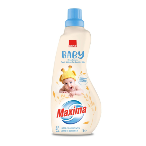 Ingrijire Haine - Balsam pentru tesaturi, Sano Maxima Ultra Concentrat Baby Oat, 1l
