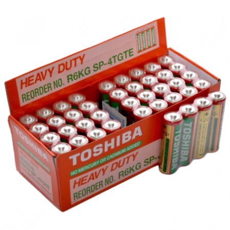 Casa, Gradina & Bricolaj - Baterii alcaline Toshiba, AA, 40 bucati/ cutie