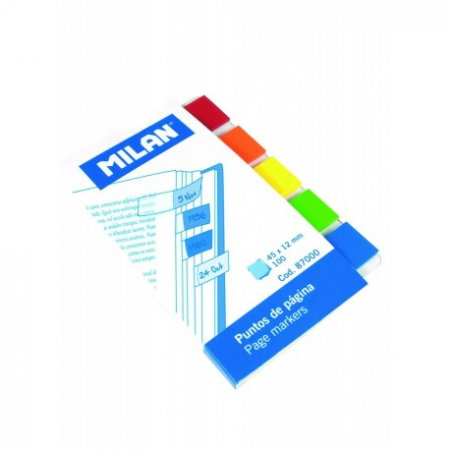 Hartie si Accesorii - Bloc notes adeziv index 5 x 45 x 12 transparent MILAN