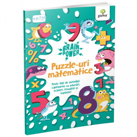 Carti pentru copii - BRAIN POWER - Puzzle-uri matematice