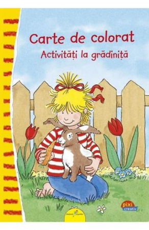 Jocuri Educative - Carte de colorat: Activitati la gradinita de Uli Velte