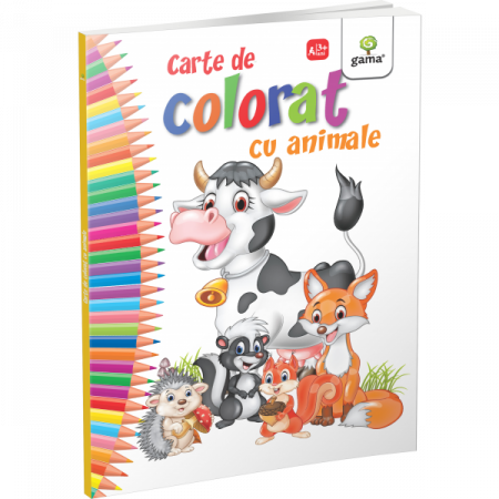Carti de colorat - Carte de colorat cu animale