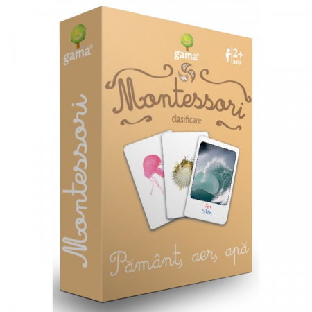 Carti pentru copii - CARTI DE JOC MONTESSORI - Pamant, aer, apa
