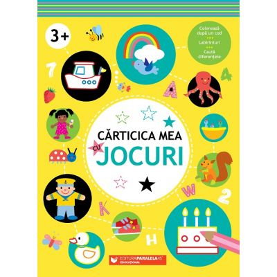 Carti pentru copii - Carticica mea cu jocuri + 3 ani