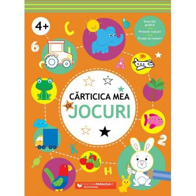 Carti pentru copii - Carticica mea cu jocuri + 4 ani