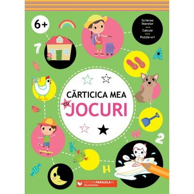 Carti pentru copii - Carticica mea cu jocuri + 6 ani