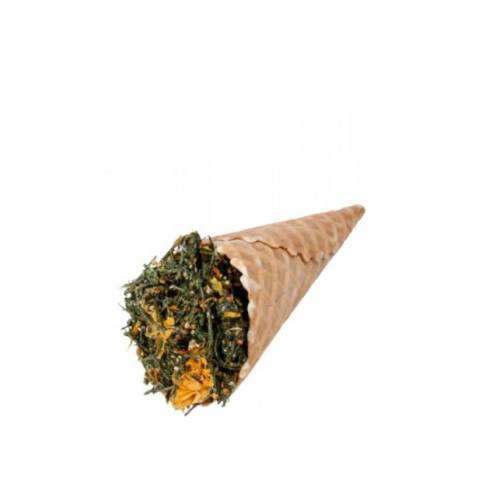 Pet Shop - Cornet ierburi JR Farm Snack pentru rozatoare, 60 g