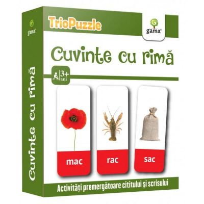Jucarii, Copii & Bebe - Cuvinte cu rima. TrioPuzzle