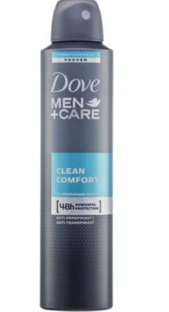 Deodorante si Antiperspirante - Deodorant spray Dove Men+Care Clean Comfort, 250 ml