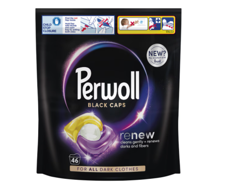 Casa, Gradina & Bricolaj - Detergent de rufe capsule Perwoll Renew Black, 46 spalari