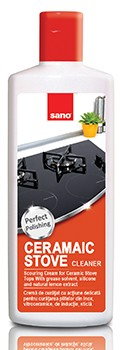 Curatenie & Intretinere - Detergent pentru plite vitroceramice Sano Ceramic Tops Cleaner 300ml
