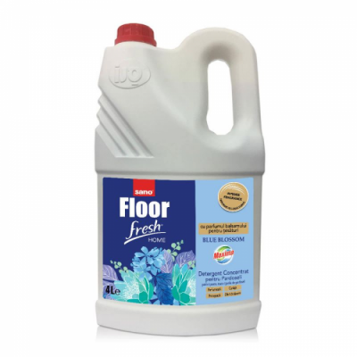Detergent pardoseli, Sano Floor Fresh Home Blue Blossom 4L - Sano