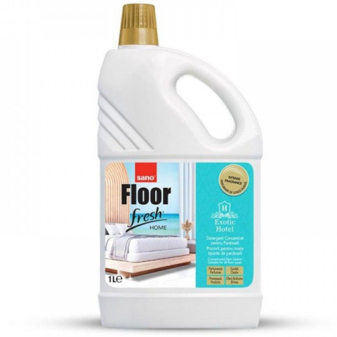 Detergenti Pardoseala - Detergent parfumant pentru pardoseala, Sano, Floor Fresh Exotic Hotel 1L
