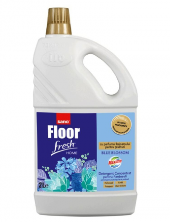 Detergent pentru pardoseli Sano Floor Fresh Home, Blue Blossom, 2L - Sano