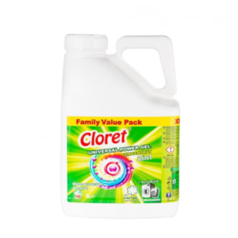 Detergenti Lichizi - Detergent Rufe Lichid Cloret Universal 2IN1, 5L