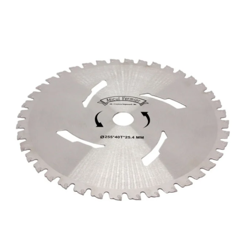 Consumabile masini gradinarit - Disc taiere arbusti cu VIDIA Ø255 40T 25,4mm
