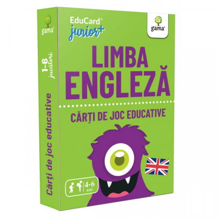 Carti pentru copii - EDUCARD JUNIOR PLUS - Limba engleza