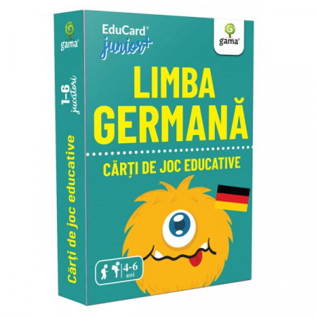 Carti pentru copii - EDUCARD JUNIOR PLUS - Limba germana