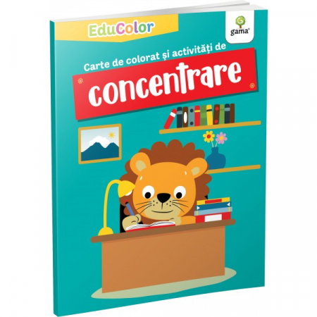 Carti pentru copii - EDUCOLOR - Carte de colorat si activitati de concentrare