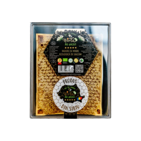 Produse Bio - Fagure cu miere BIO de Salcam - 400 gr