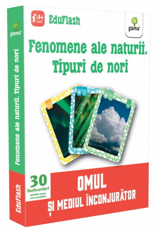 Carti pentru copii - Fenomene ale naturii. Tipuri de nori. 4 ANI +