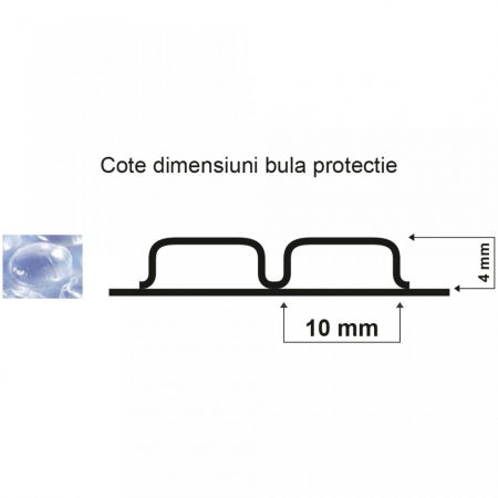 Folie cu bule 70 gr/mp - 0,3 x 100 m [1]