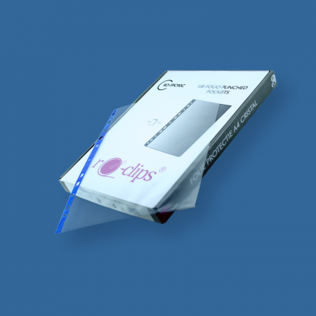 Birotica & Papetarie - Folie protectie A4 cristal 90 microni RO-CLIPS RO-FPC90