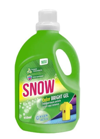 Casa, Gradina & Bricolaj - Gel pentru Indepartarea Petelor Snow Color Bright, 950 ml