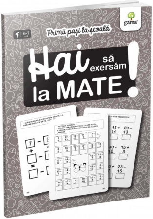 Manuale - Carte Scolara - Hai sa exersam la mate! Primii pasi la scoala 6-7 ani
